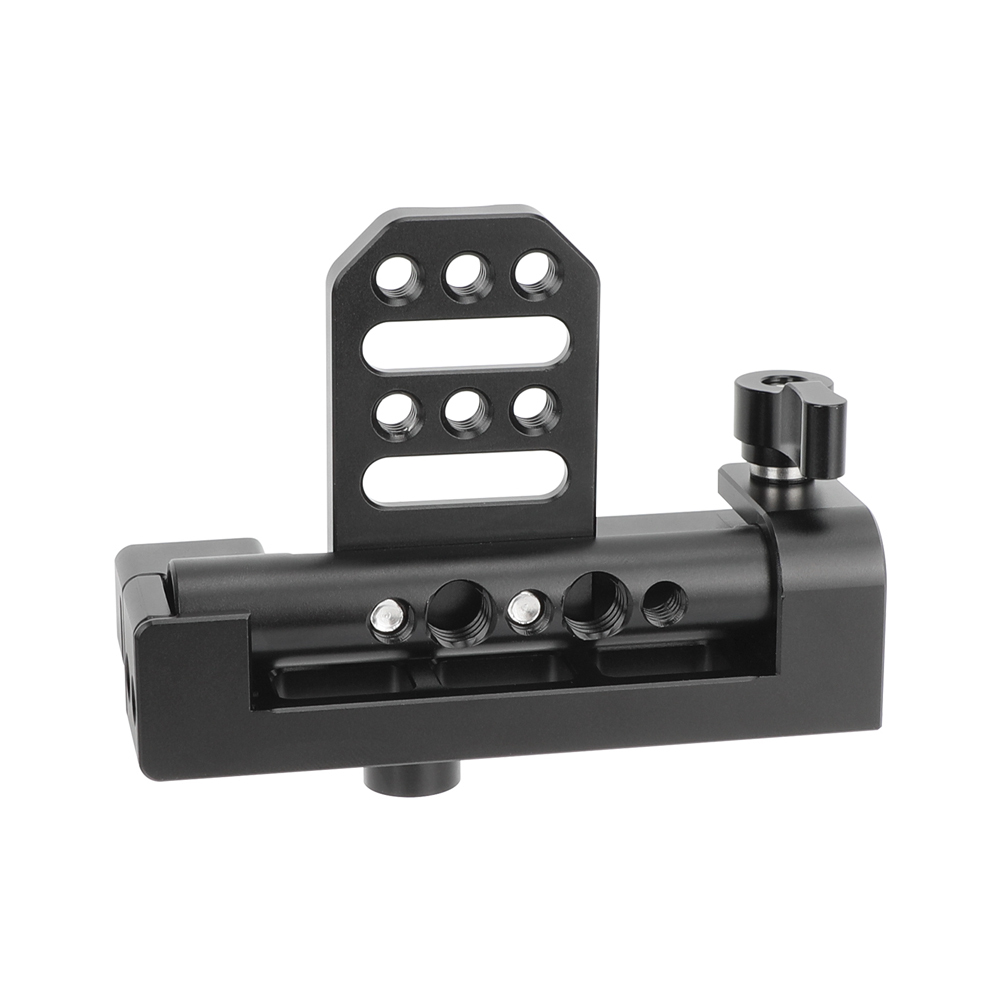 CAMVATE Tilt-Adjustable 15mm LWS Dual-Rod Clamp for Battery Mount