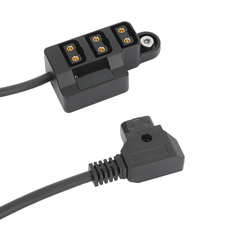 CAMVATE Male D-Tap to 3-Port Female D-Tap Splitter Hub (15 to 36")