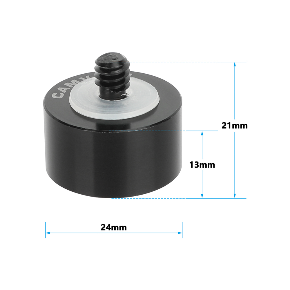 CAMVATE Mic Stand Adapter 1/4" Male to 5/8" Female for Microphone Holder