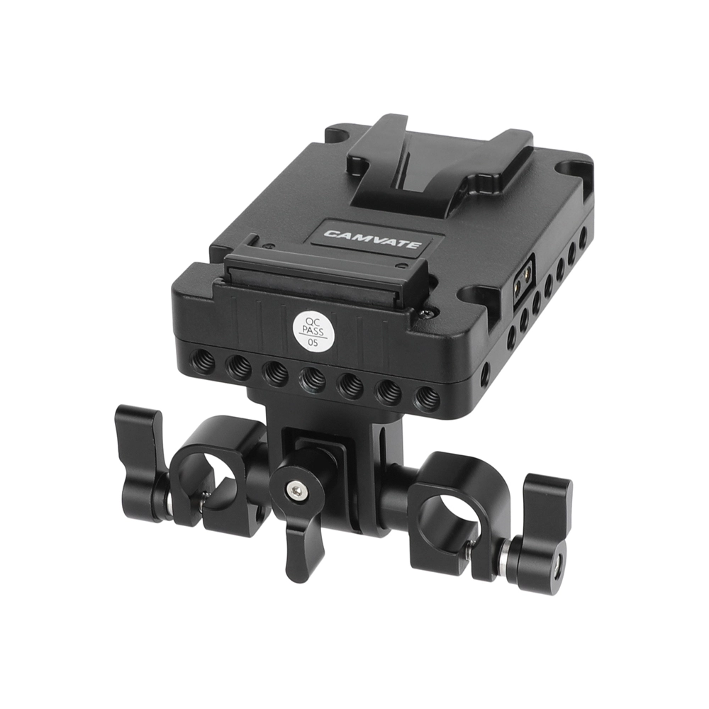 Lws File Format CAMVATE Micro V-Mount Battery Plate with 15mm LWS Rod Clamp (D-Tap Outputs)