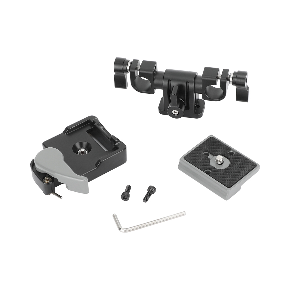 CAMVATE 200PL-14 RC2 Quick Release Plate Kit with 15mm LWS Rod Clamp