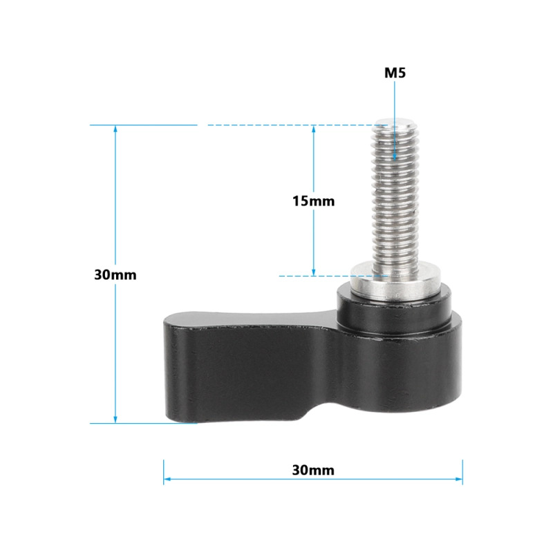 CAMVATE M5 Rotating Knob Adjustable Thumb Lever Screw (15mm long)