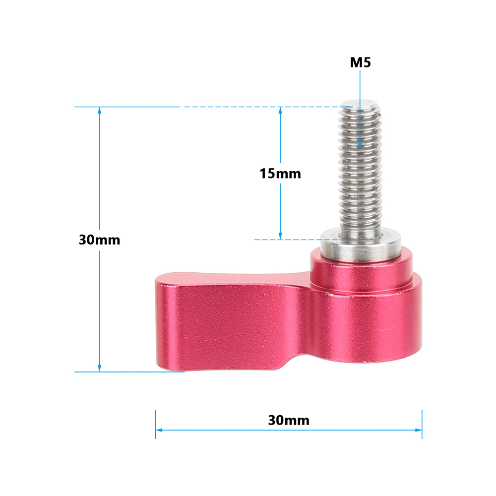 Camvate M5 Rotating Knob Adjustable Thumb Lever Screw (15mm long)