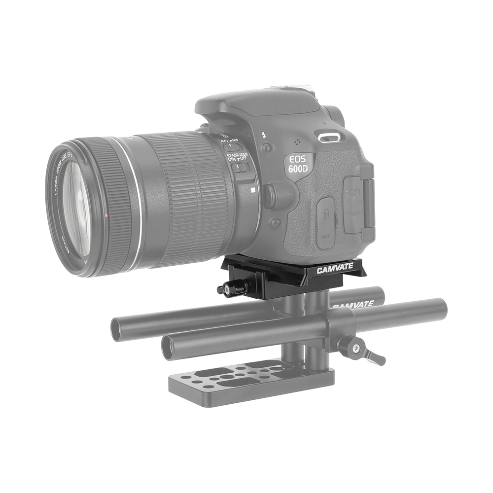 CAMVATE Manfrotto Quick Release Plate Assembly With Sliding Plate Horizontally Mounted For DSLR Cameras