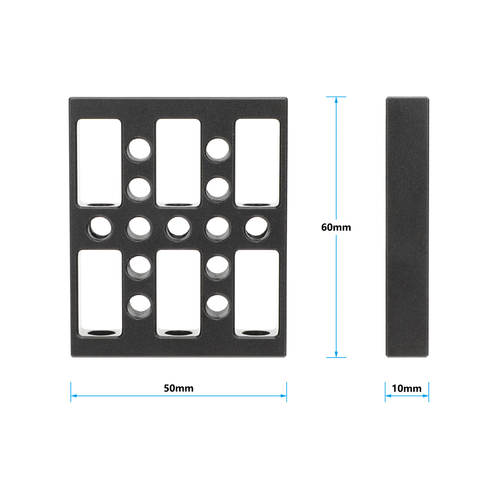 CAMVATE Mini Cheese Plate with 1/4"-20 Threaded Holes