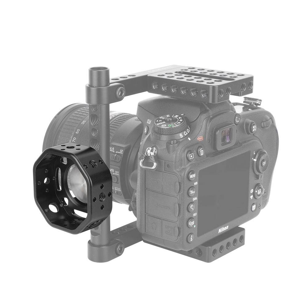 CAMVATE Round Side Handgrip with 1/4"-20 Thumbscrew Mount