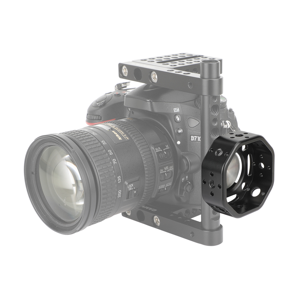 CAMVATE Round Side Handgrip with 1/4"-20 Thumbscrew Mount