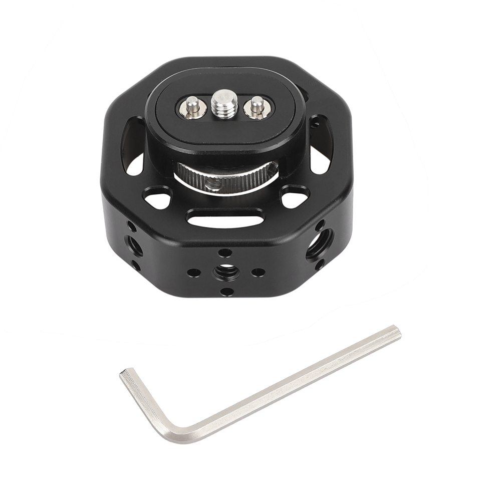 CAMVATE Round Side Handgrip with 1/4"-20 Thumbscrew Mount