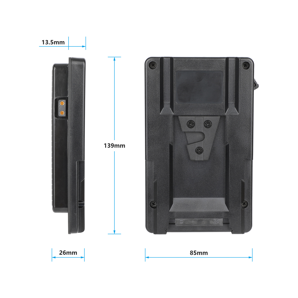 CAMVATE V-Mount to Gold Mount Battery Adapter Plate