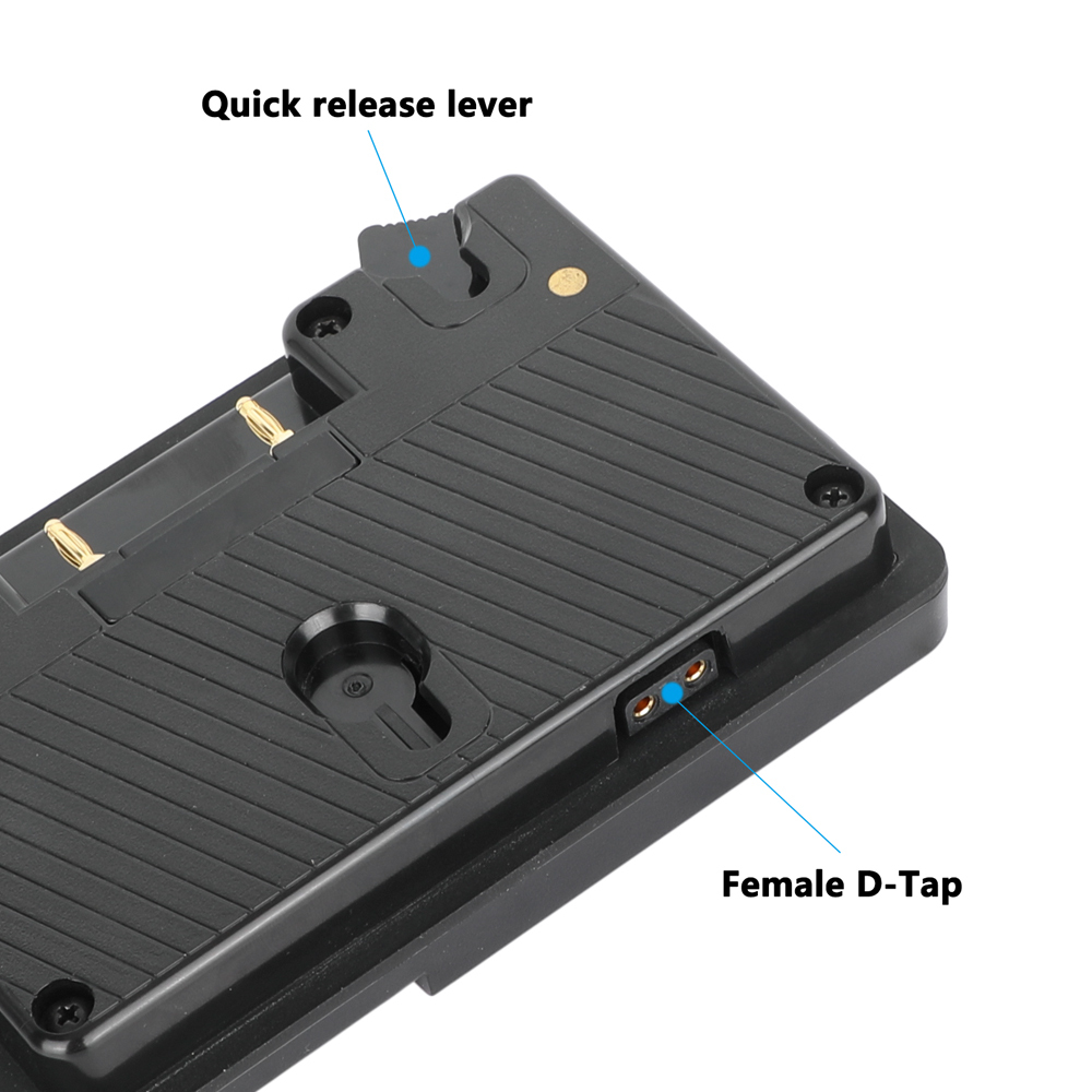 CAMVATE V-Mount to Gold Mount Battery Adapter Plate