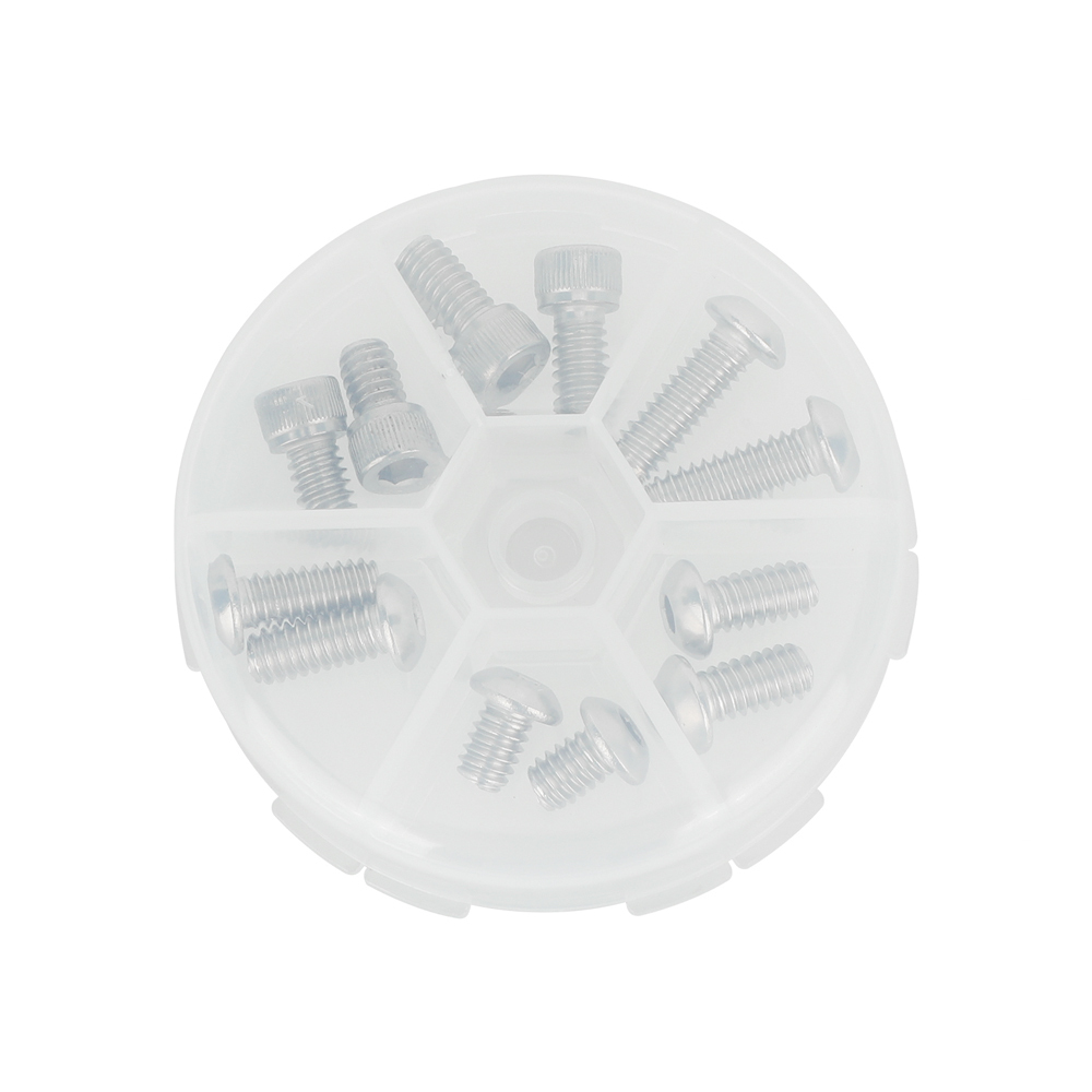CAMVATE 1/4"-20 Mounting Screw Set for Camera Accessories (Hex Socket Head & Button Head Cap)