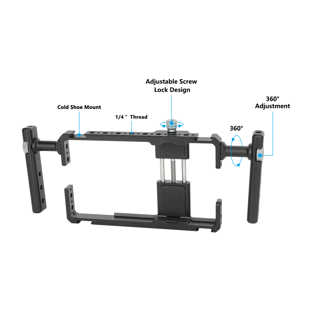 CAMVATE Dual-Handle Smartphone Video Rig Cage