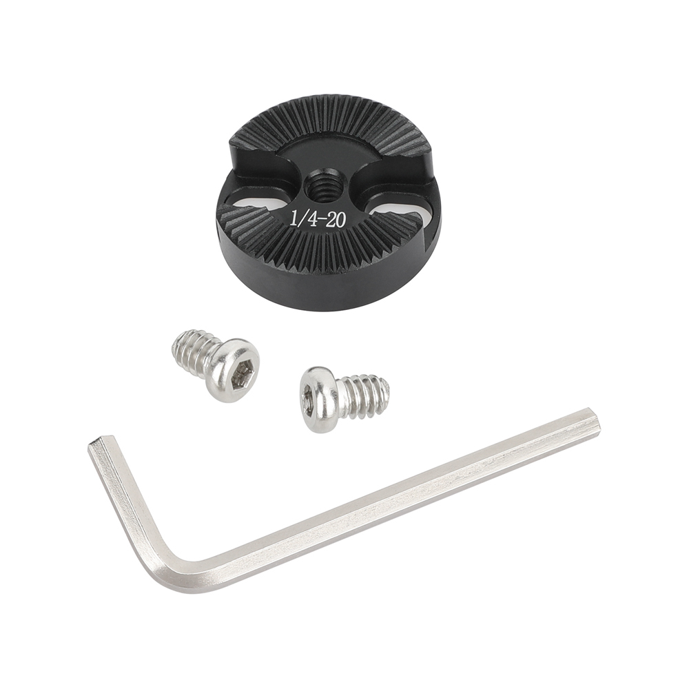 CAMVATE ARRI-Style Rosette Mount with 1/4"-20 Center Thread
