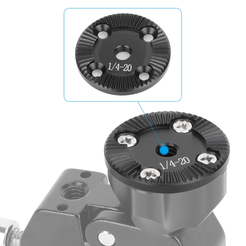 CAMVATE ARRI-Style Rosette with 1/4"-20 Center Thread