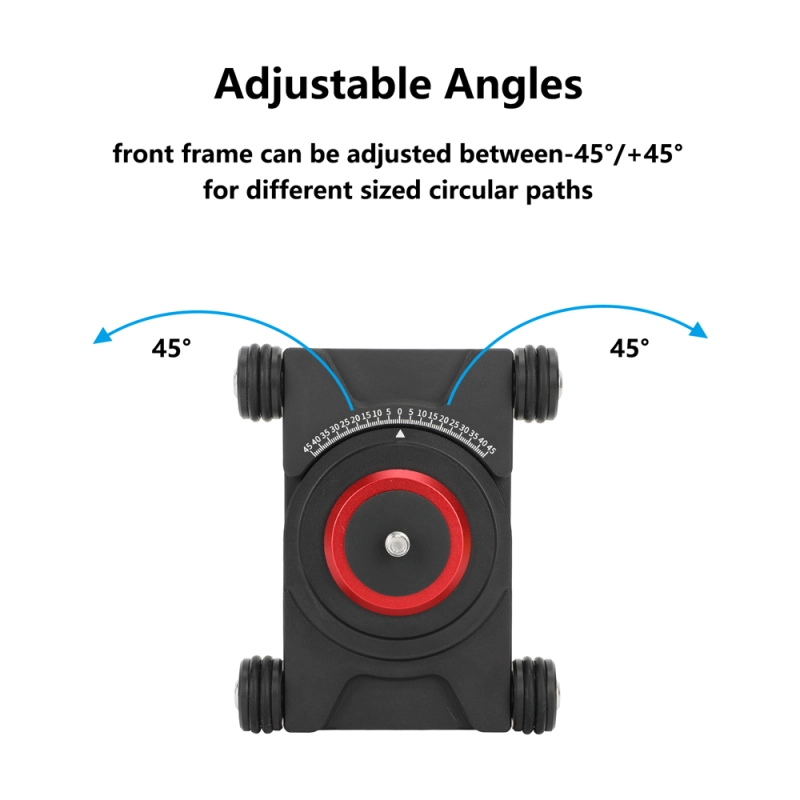CAMVATE Tabletop Camera Dolly with Mini Ball Head and Phone Clamp