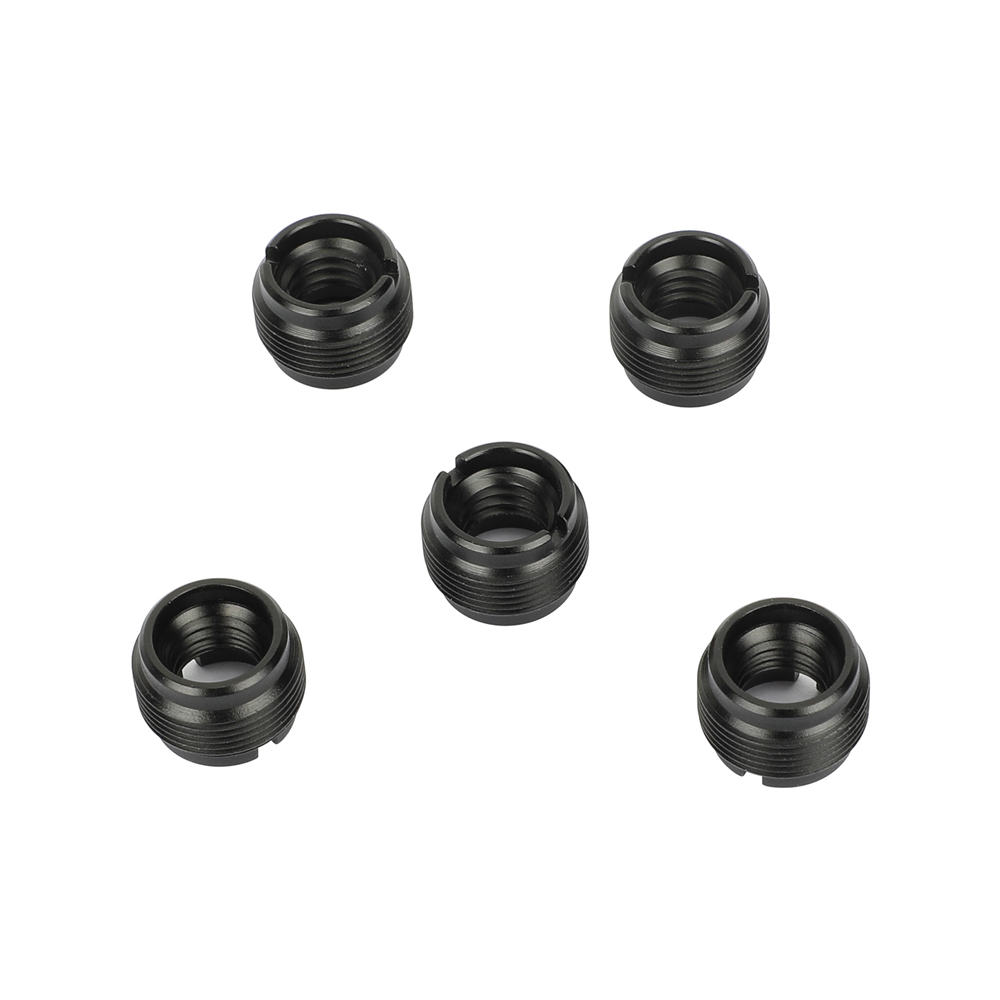 CAMVATE 3/8"-16 Female to 5/8"-27 Male Microphone Mount Adapter (5-Pack)