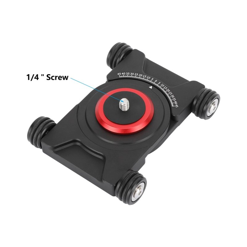 CAMVATE Tabletop Camera Dolly with Mini Ball Head and Phone Clamp