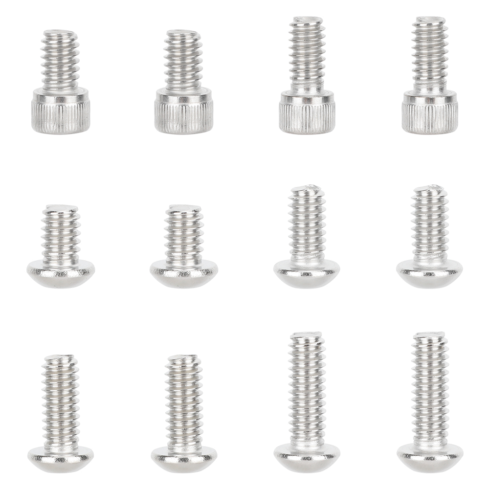 CAMVATE 1/4"-20 Mounting Screw Set for Camera Accessories (Hex Socket Head & Button Head Cap)