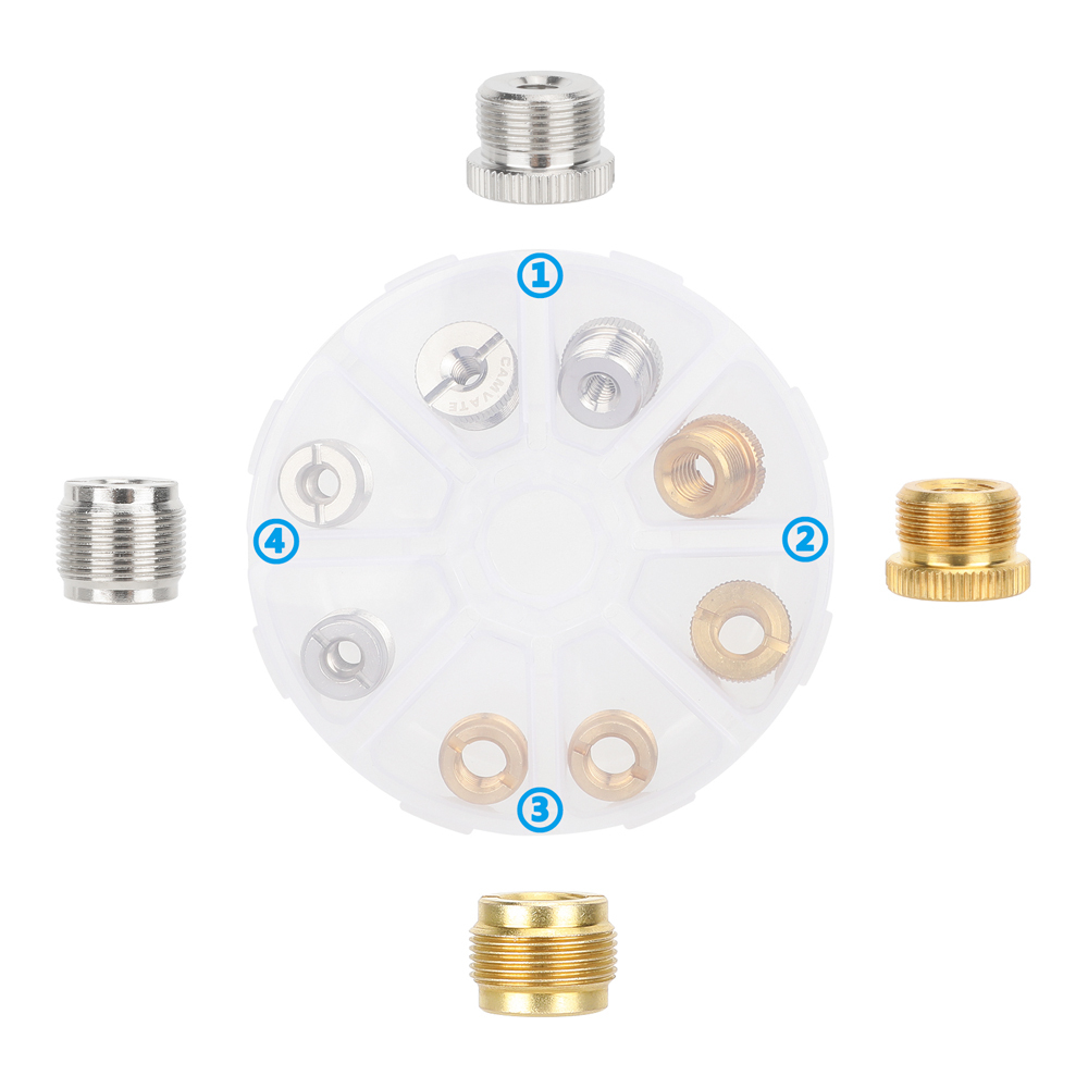 CAMVATE Microphone Mount Thread Adapter Set
