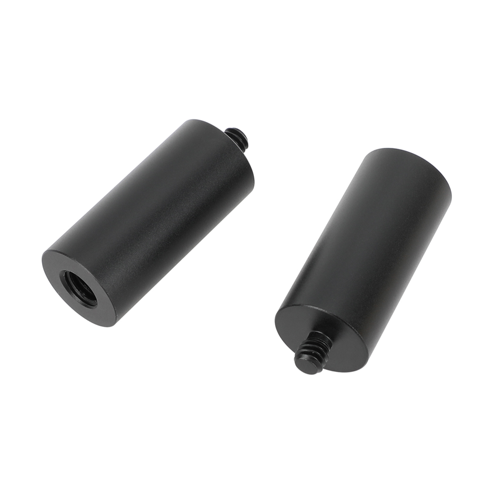 CAMVATE 3/8"-16 Female to 1/4"-20 Male Thread Adapter (2" Long, 2-Pack)