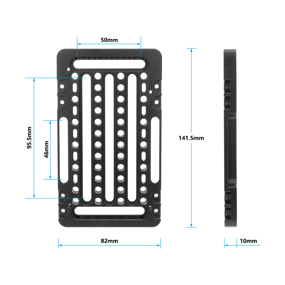 CAMVATE Multipurpose Cheese Plate for V-Mount Battery Plate / VESA Monitor