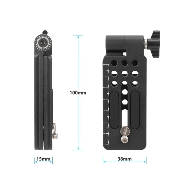 CAMVATE Foldable L-Bracket with Arca-Type Plate
