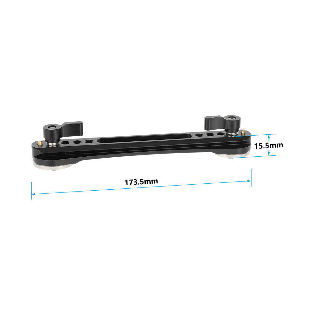 CAMVATE ARRI-Style Rosette Extension Arm with NATO Rail and M6 Screw Mounts