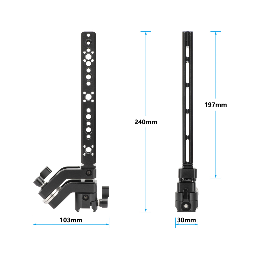 CAMVATE Extension Arm with NATO Mount & Rosette Joint for DJI RS 2, RSC 2, RS 3 & RS 3 Pro