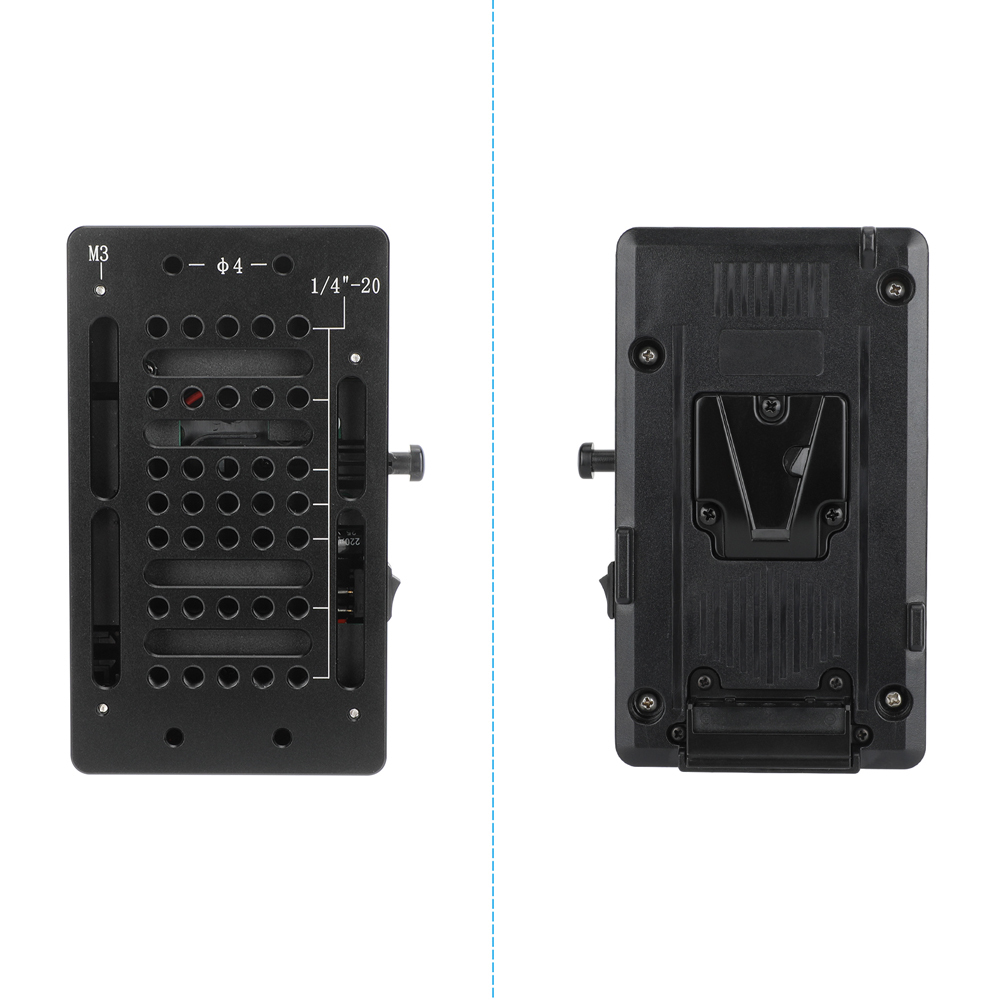 CAMVATE V-Mount Battery Plate with Cheese Plate Mounting