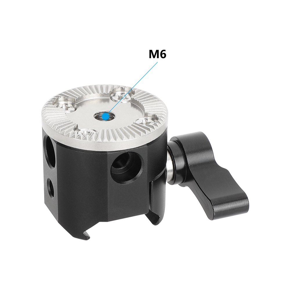 CAMVATE NATO Clamp to ARRI Rosette Adapter Mount for DJI RS 2, RSC 2, RS 3 & RS 3 Pro