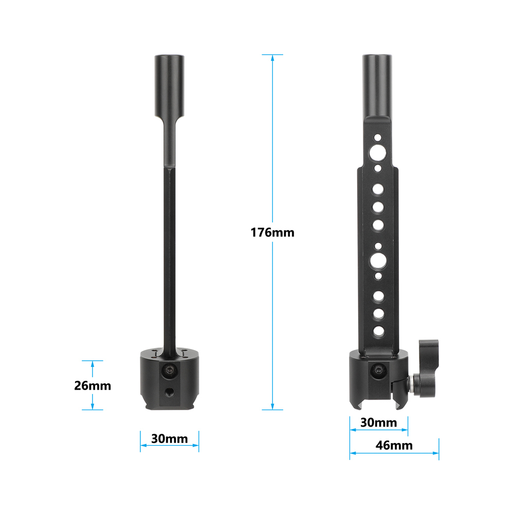 CAMVATE NATO Extension Mount for DJI RS 2, RSC 2, RS 3 & RS 3 Pro