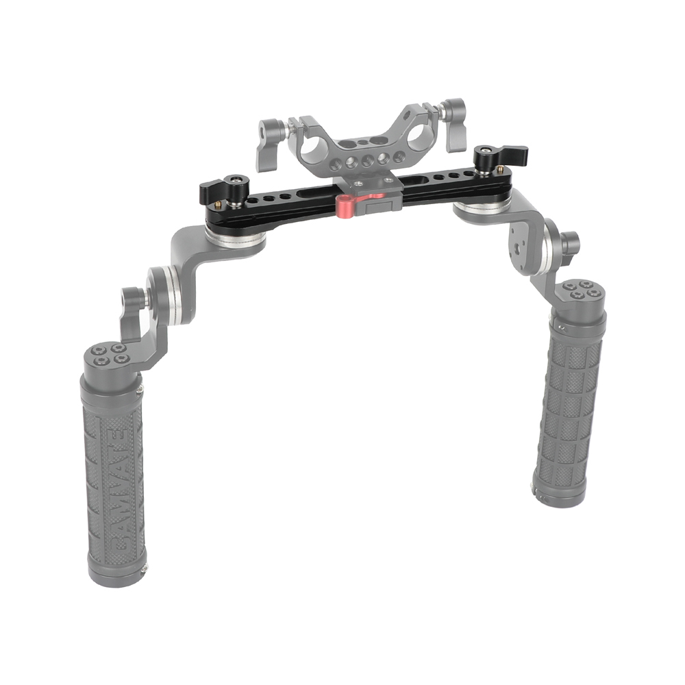 CAMVATE ARRI-Style Rosette Extension Arm with NATO Rail and M6 Screw Mounts
