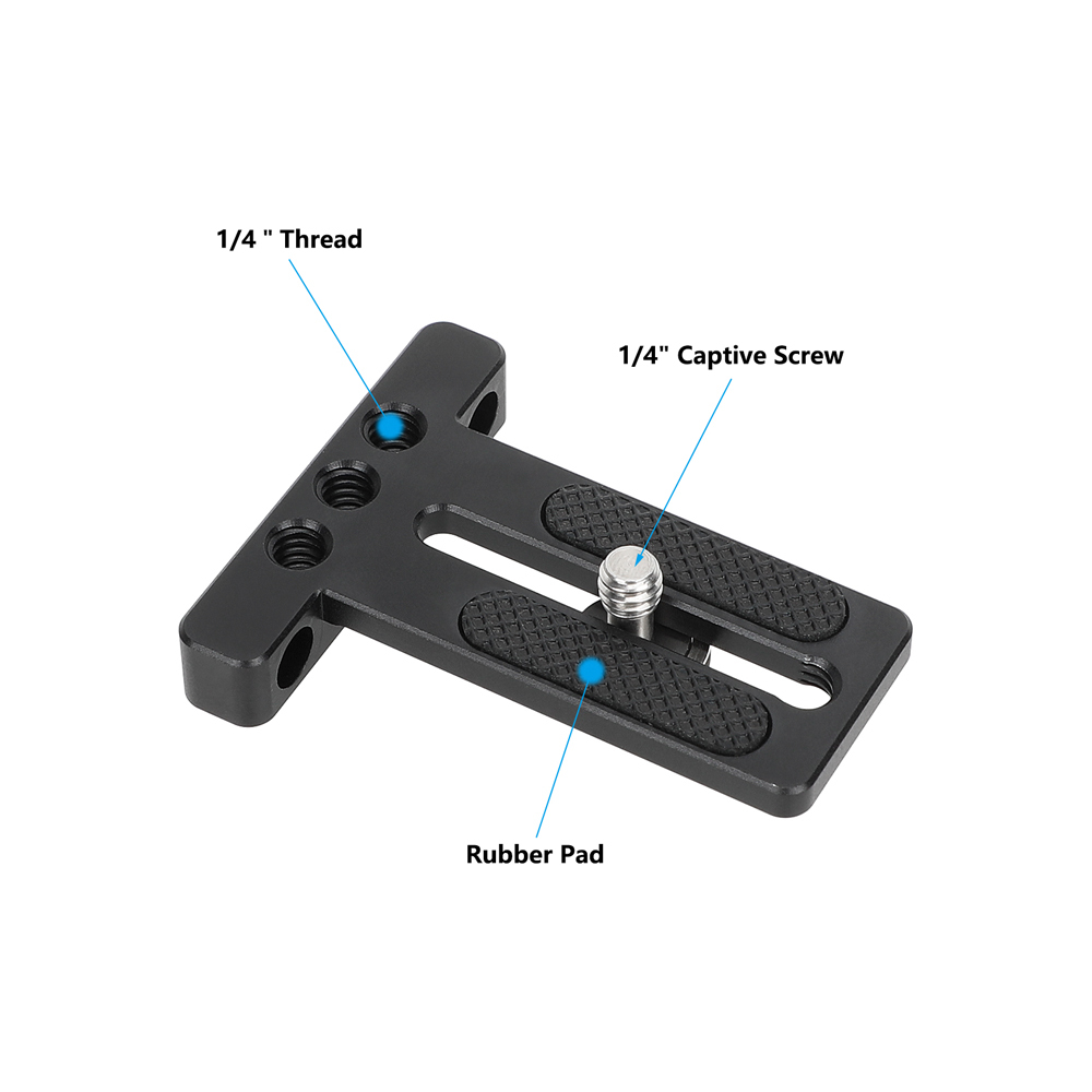 CAMVATE Top / Bottom Plate with Mounting Screw & Slot for Monitor Cage Rig