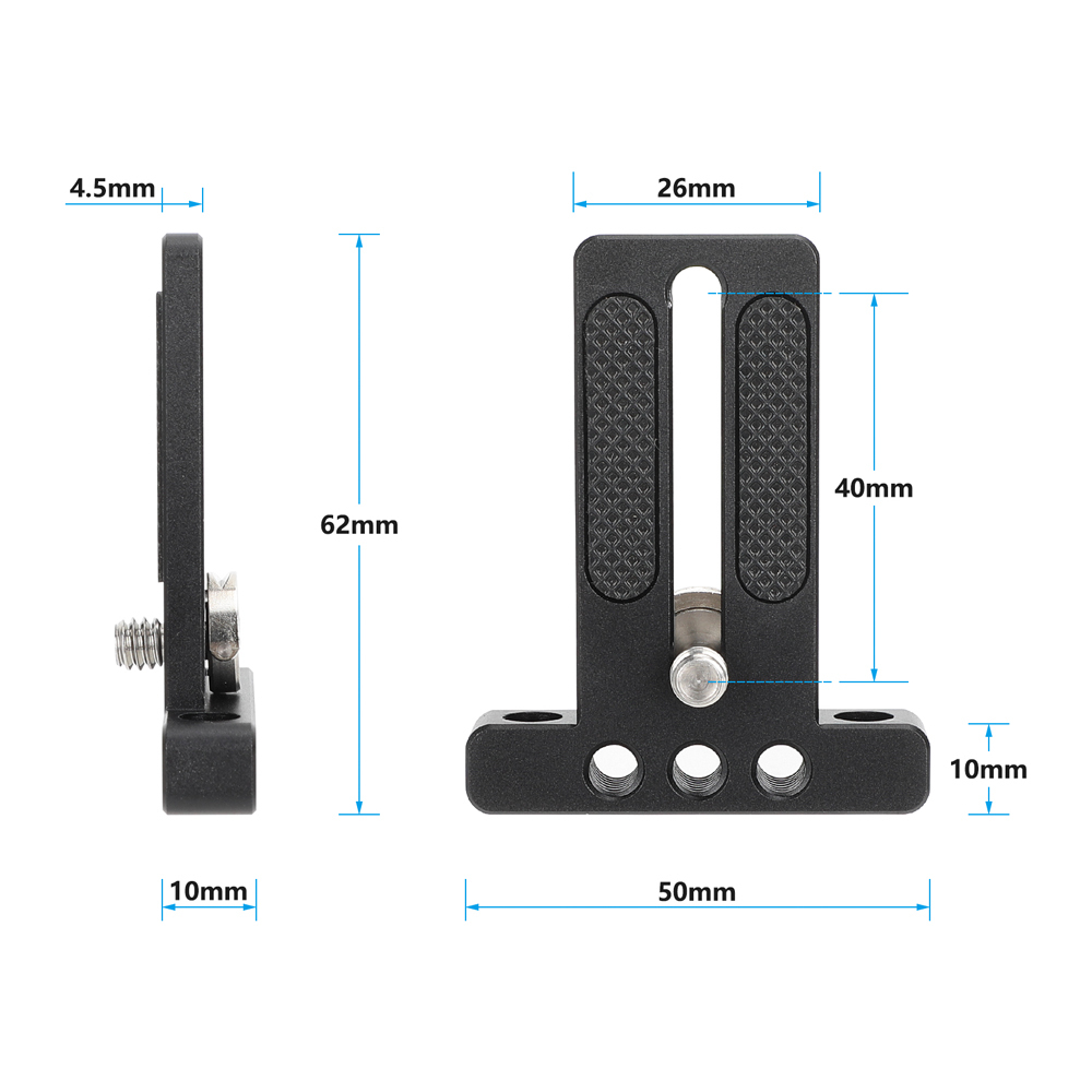 CAMVATE Top / Bottom Plate with Mounting Screw & Slot for Monitor Cage Rig