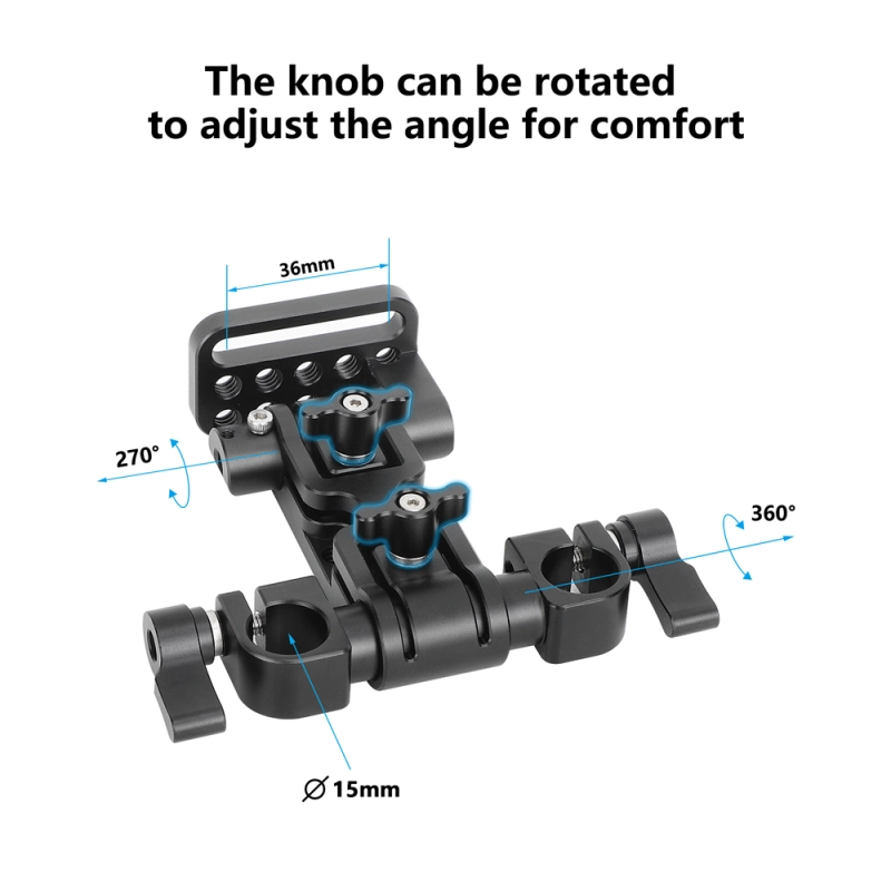CAMVATE Adjustable Arm Support with 15mm LWS Rod Block