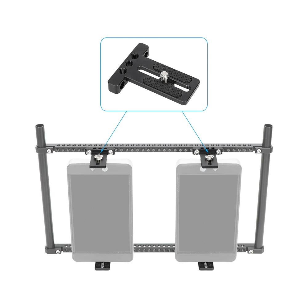 CAMVATE Top / Bottom Plate with Mounting Screw & Slot for Monitor Cage Rig