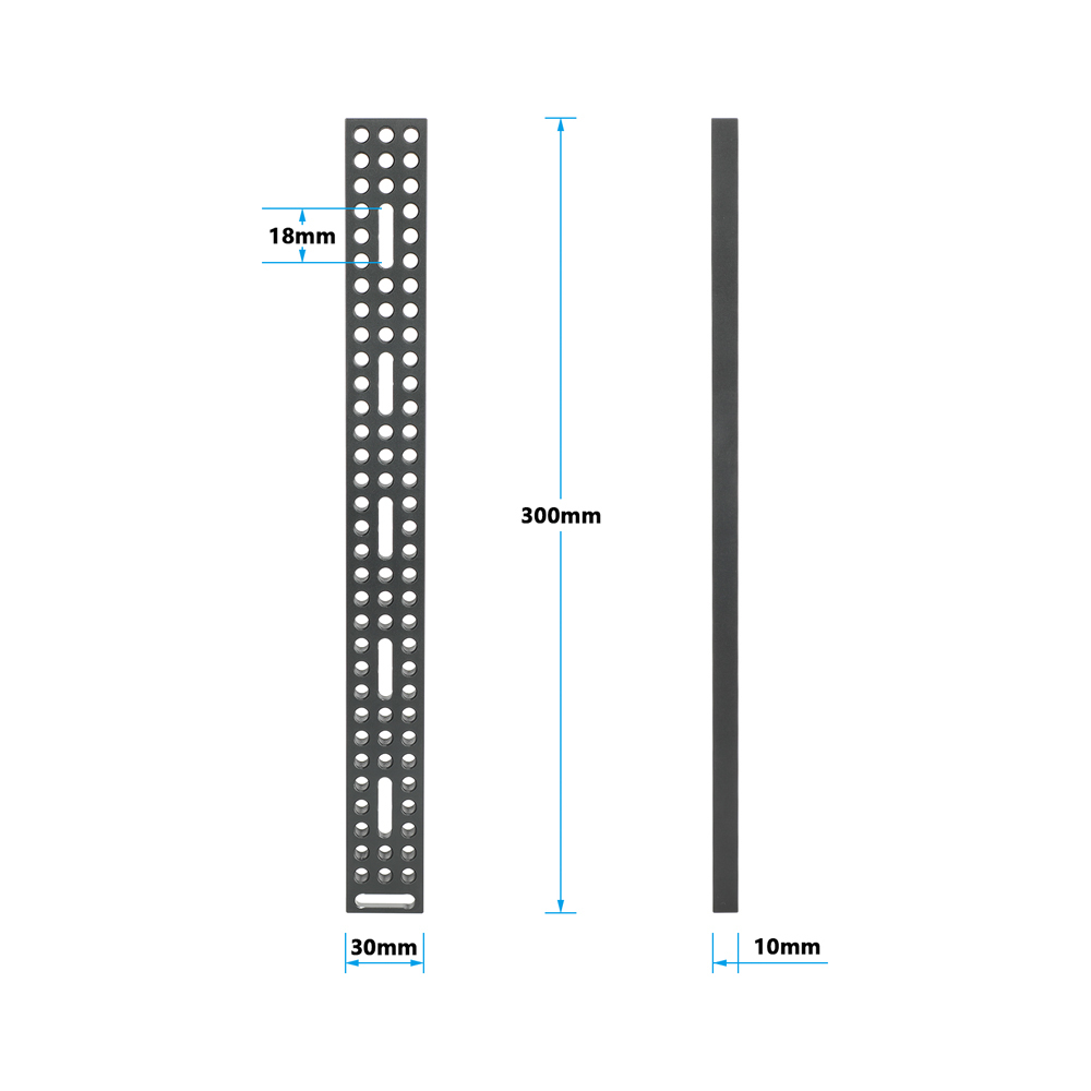 CAMVATE Long Cheese-Style Mounting Plate with 1/4"-20 Camera Screw