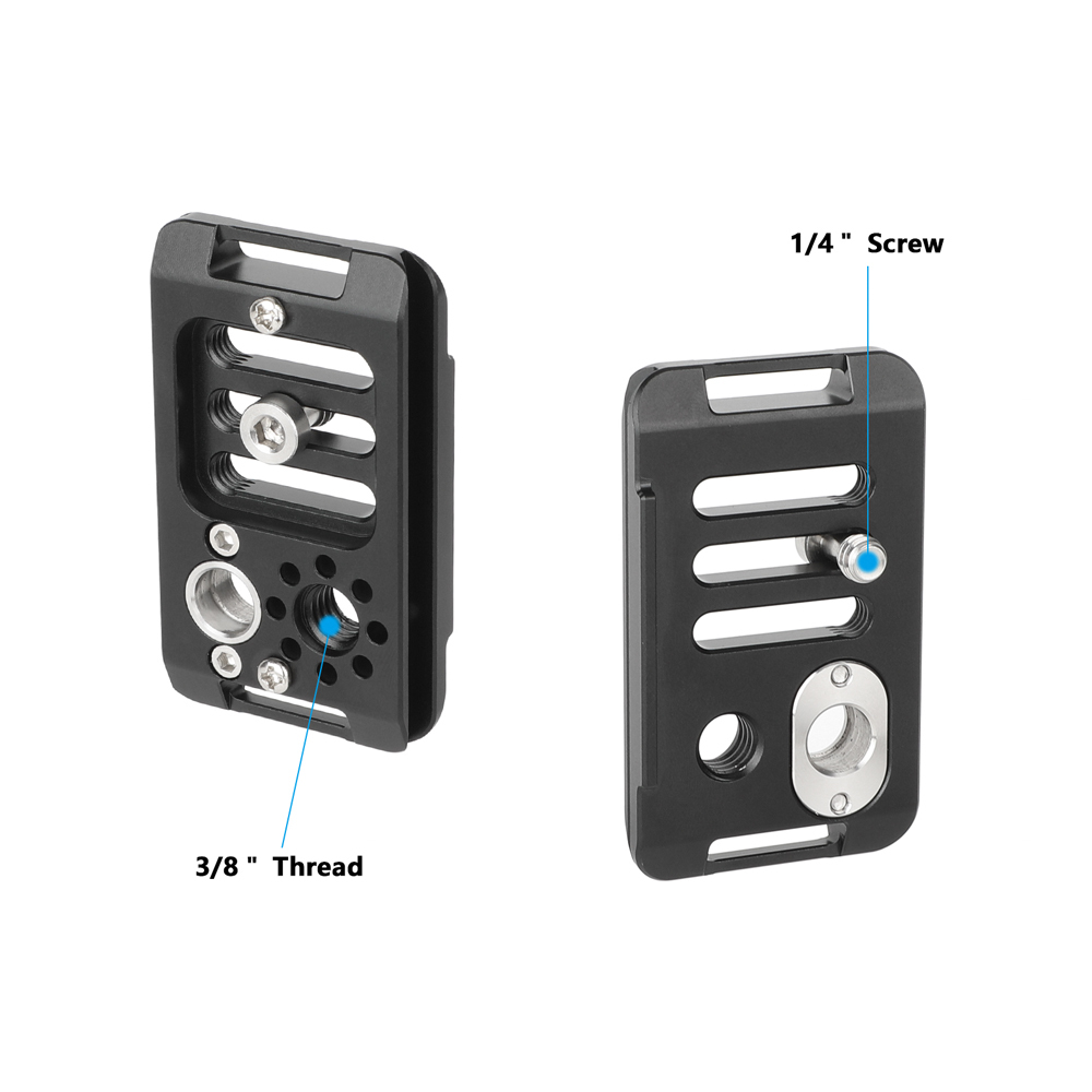 CAMVATE Arca-Type Quick Rlease Plate with QD Port