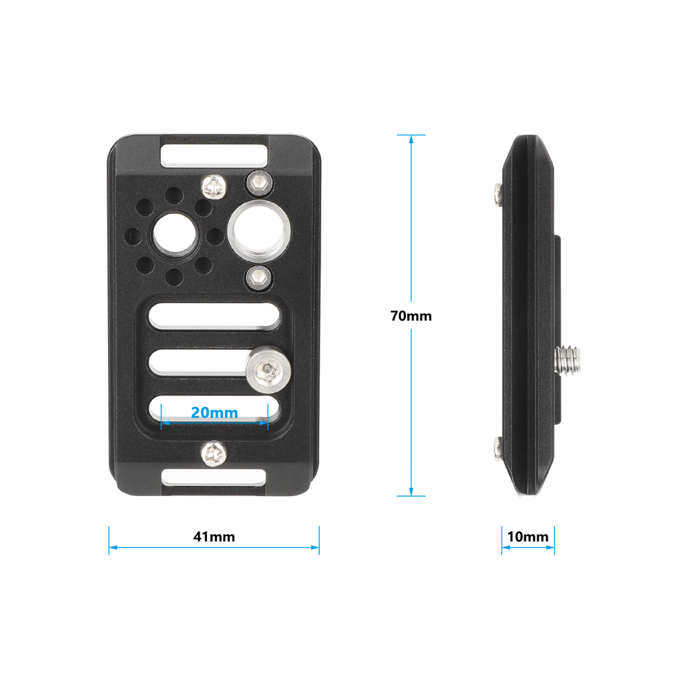 CAMVATE Arca-Type Quick Rlease Plate with QD Port