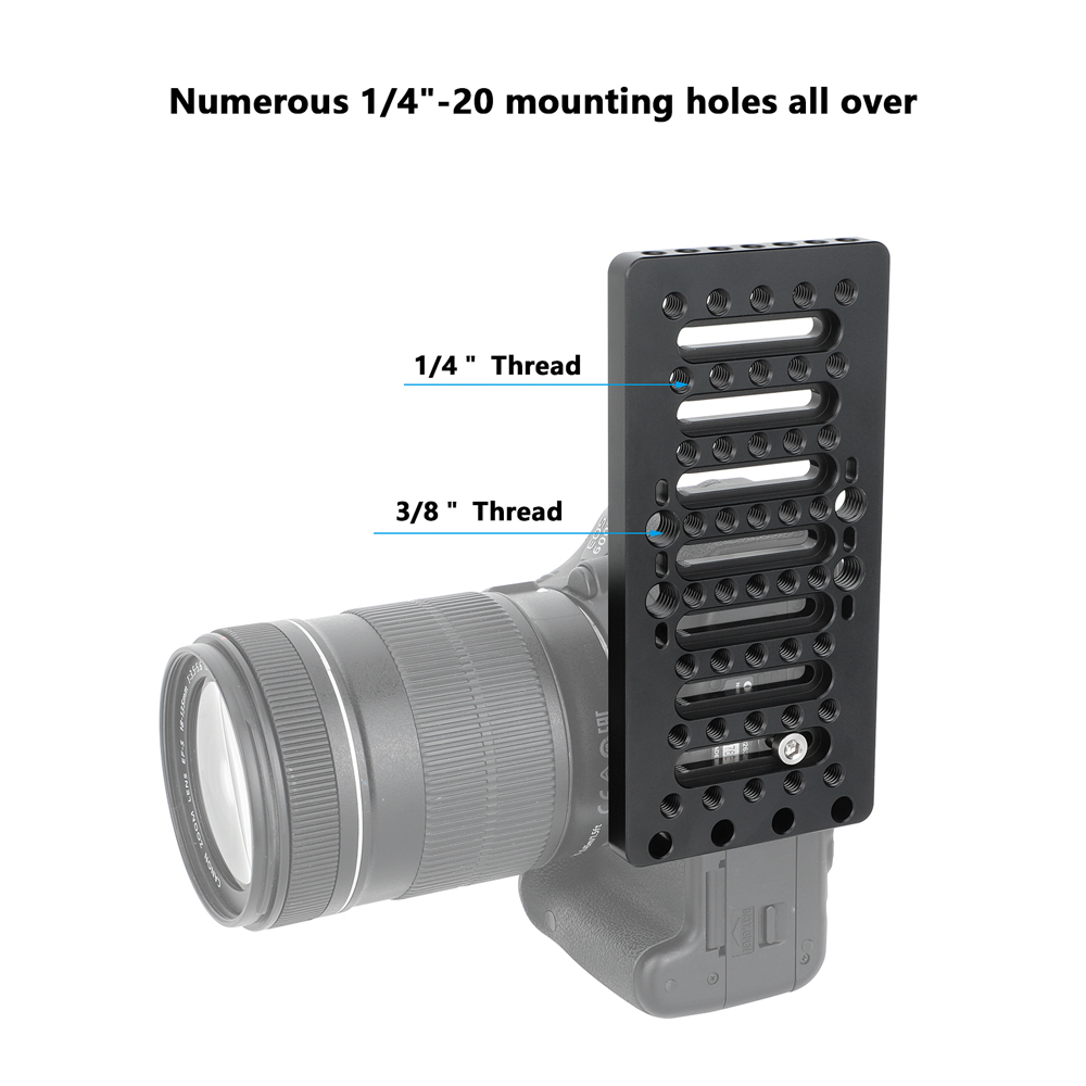 CAMVATE Camera Mount  Plate with 3/8"-16 ARRI Accessory Threads