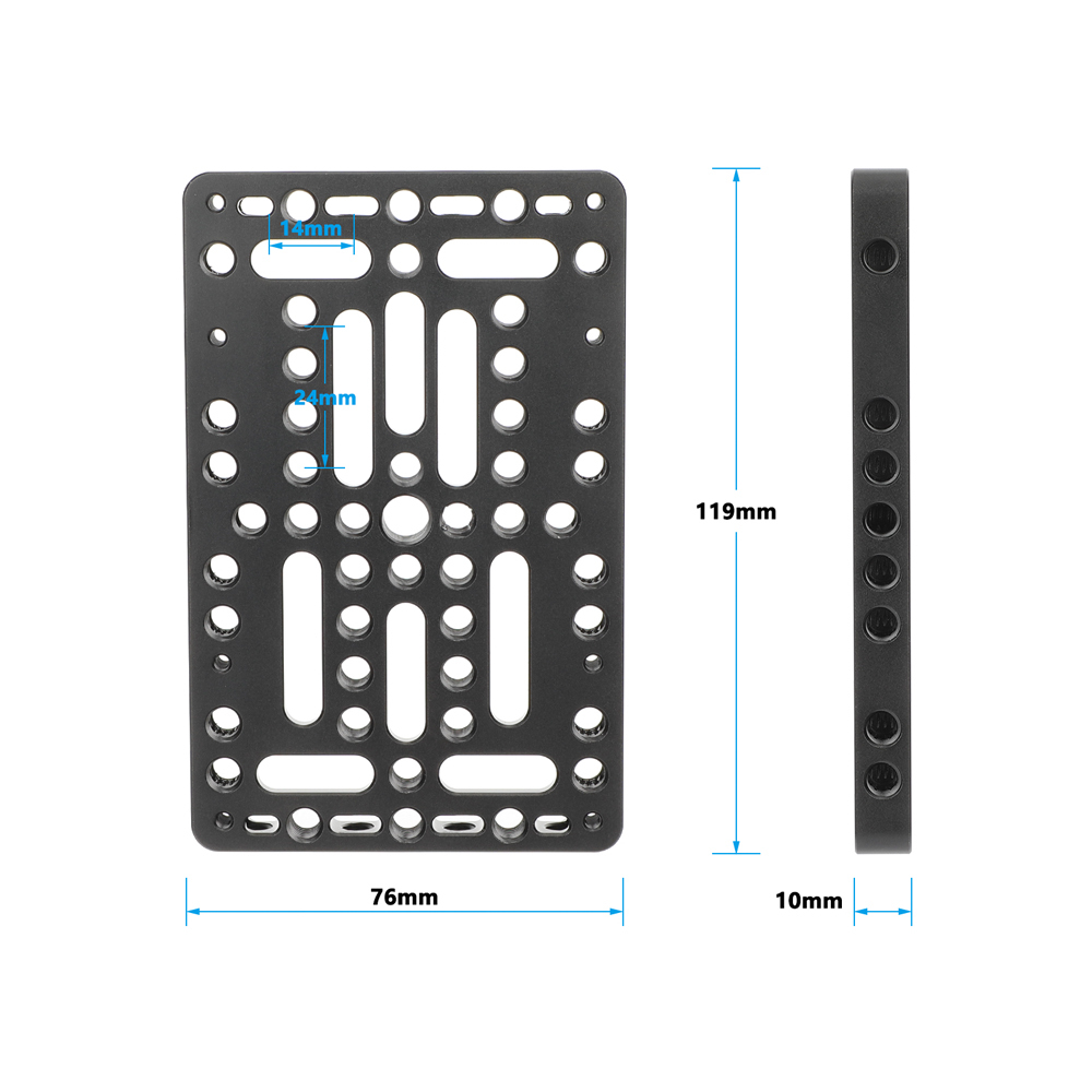 CAMVATE Multipurpose Backboard Cheese Plate for Gold Mount Battery Plate