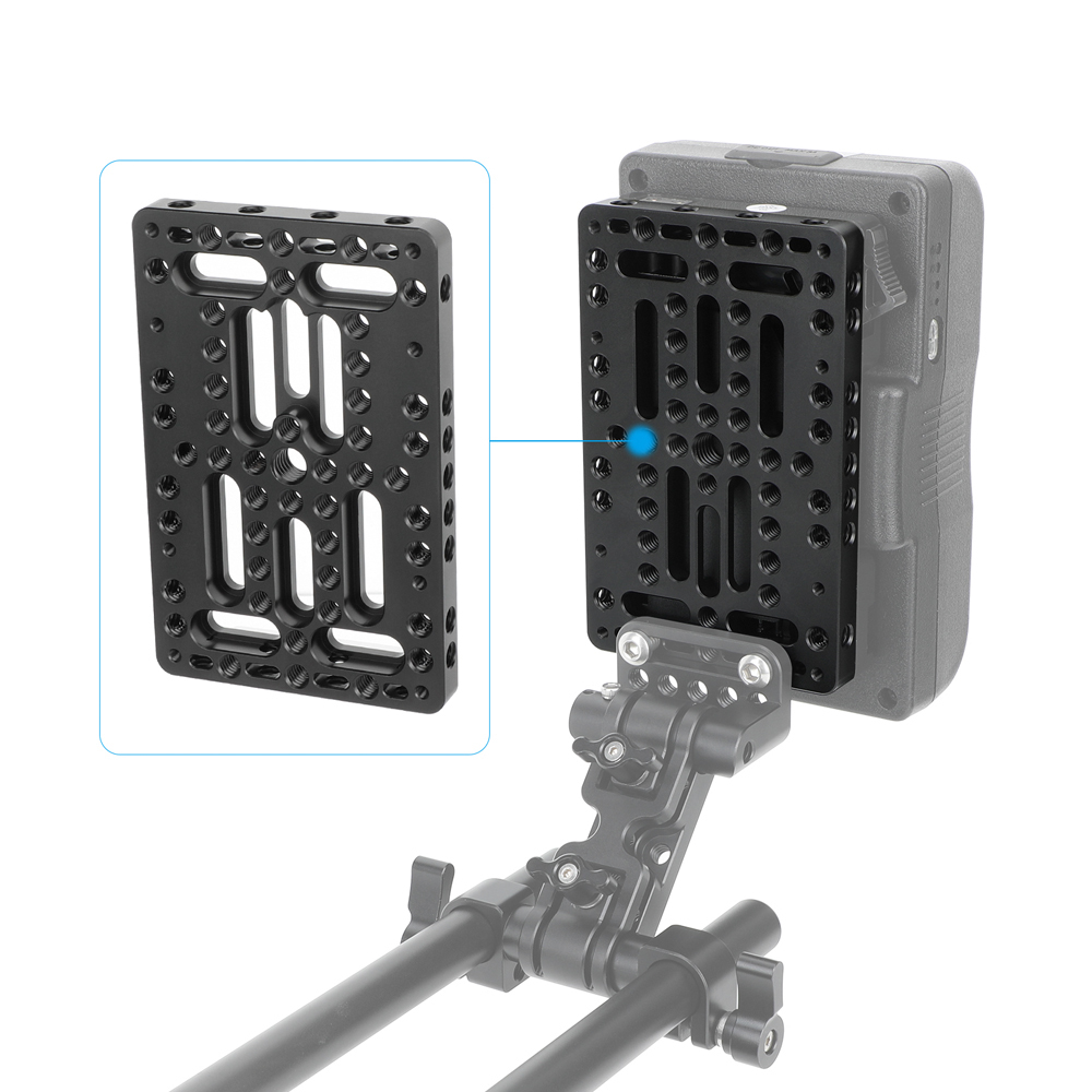 CAMVATE Multipurpose Backboard Cheese Plate for Gold Mount Battery Plate
