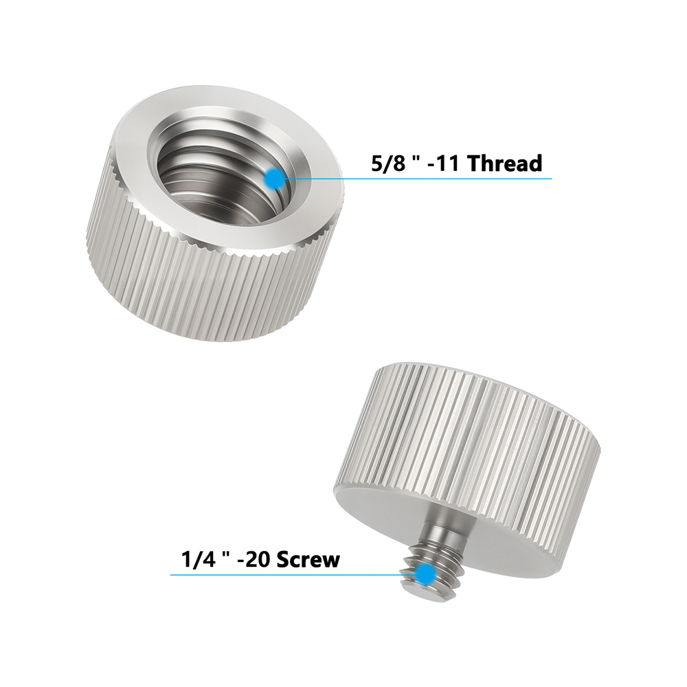 CAMVATE 3/8"-16 Female to 5/8"-11 Male Adapter for LEICA Laser Scanner Tripod
