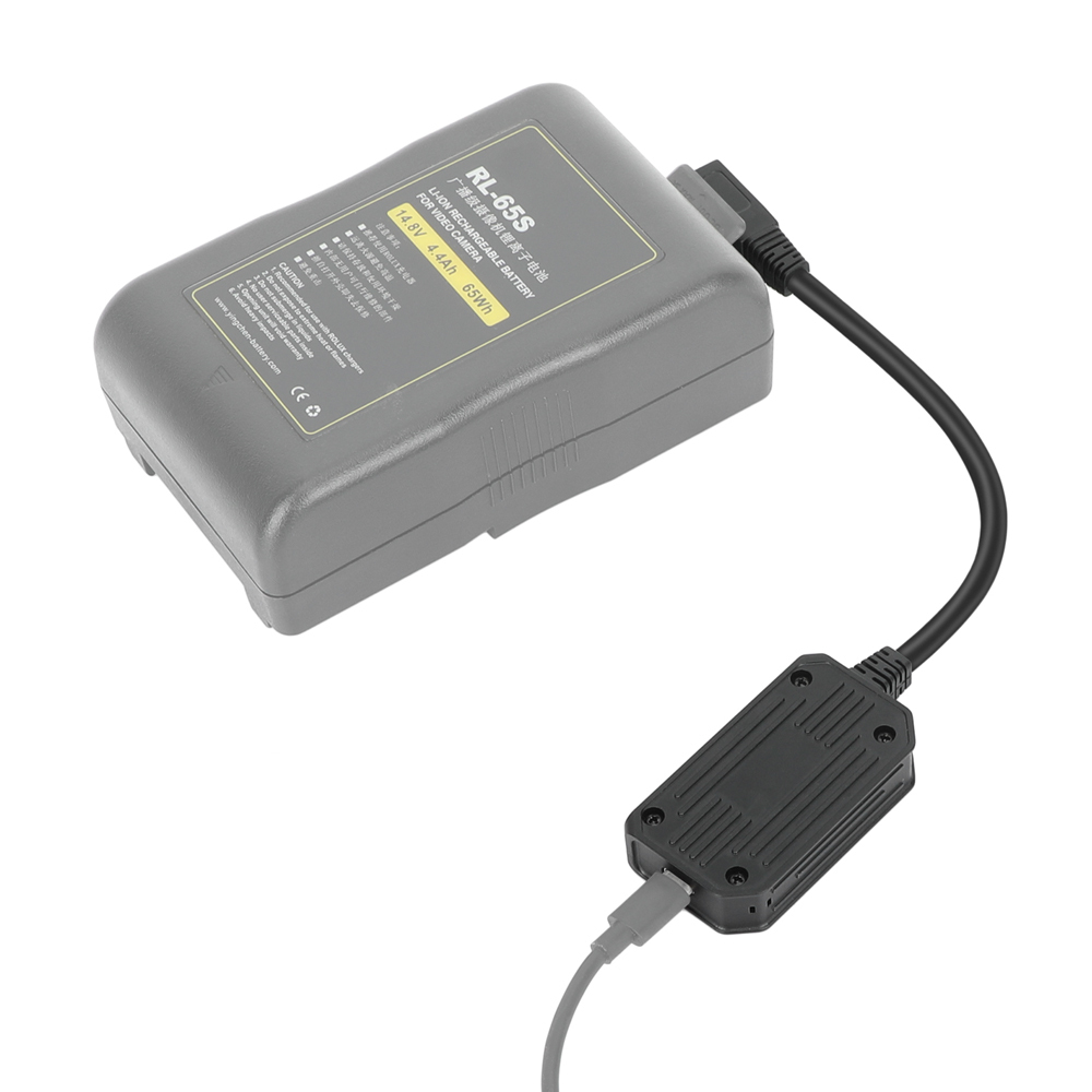 CAMVATE Male D-Tap to 2-Port Female D-Tap and USB-C Splitter Cable (21 to 59")