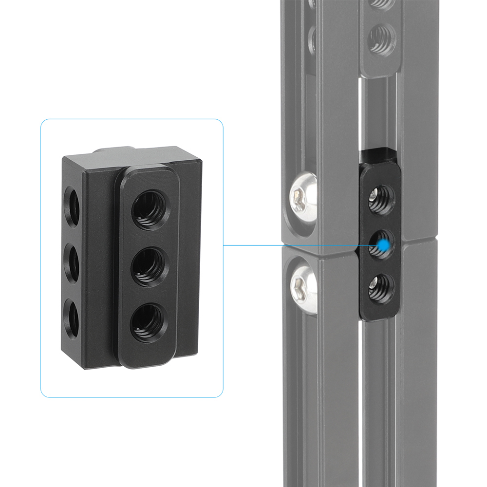 CAMVATE Mini Cheese Plate Extension Plate With 1/4"-20 Mounting Points For DSLR Camera Accessories DIY Configuration