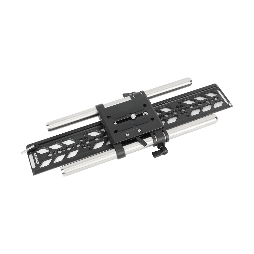CAMVATE ARRI Standard Dovetail with Bridge Plate & 19mm Studio Rod Support System
