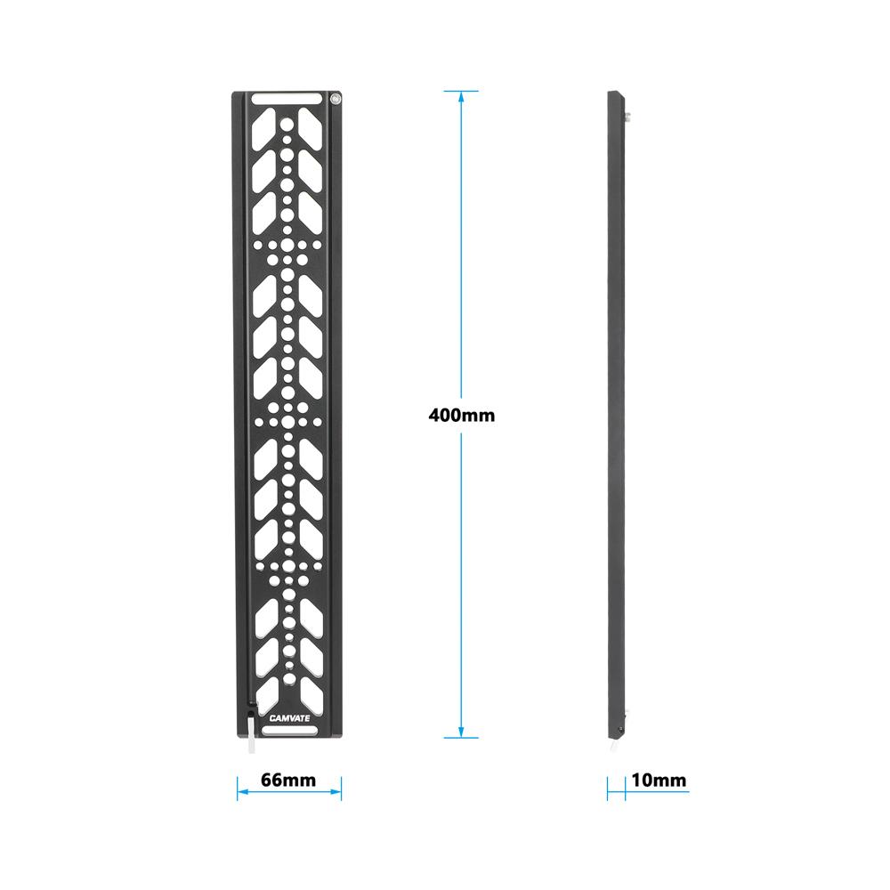 CAMVATE ARRI Standard Dovetail with Bridge Plate & 19mm Studio Rod Support System