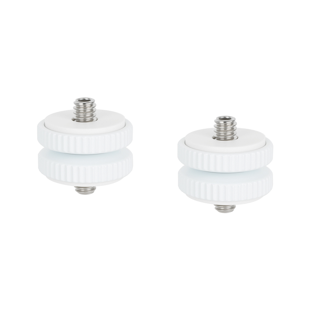 CAMVATE 1/4"-20 Male Thread Screw Double End (2 Pieces)