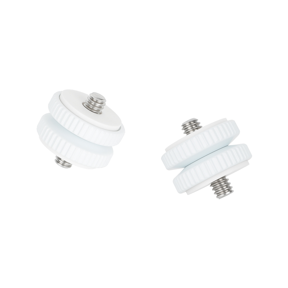 CAMVATE 1/4"-20 Male Thread Screw Double End (2 Pieces)