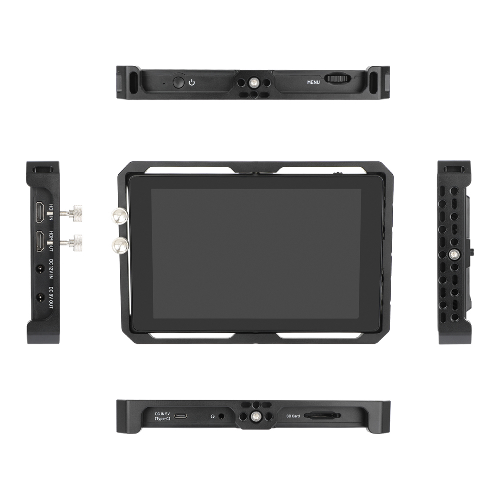 CAMVATE Full Monitor Cage for Lilliput A7S 7" 4K On-Camera Monitor